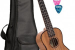 ZESTAW UKULELE KONCERTOWE CASCHA MAHOGANY TUNER